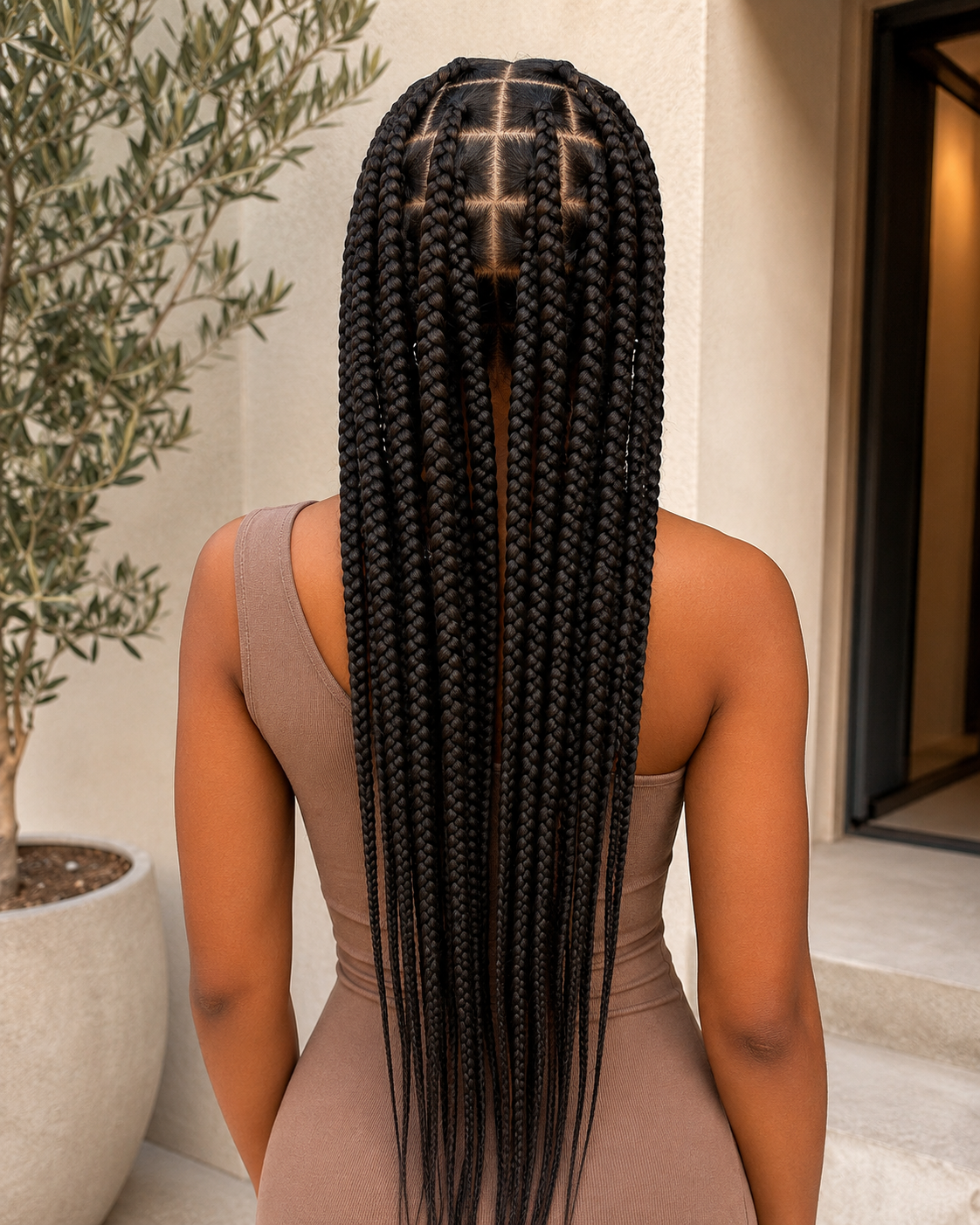 Knotless braids