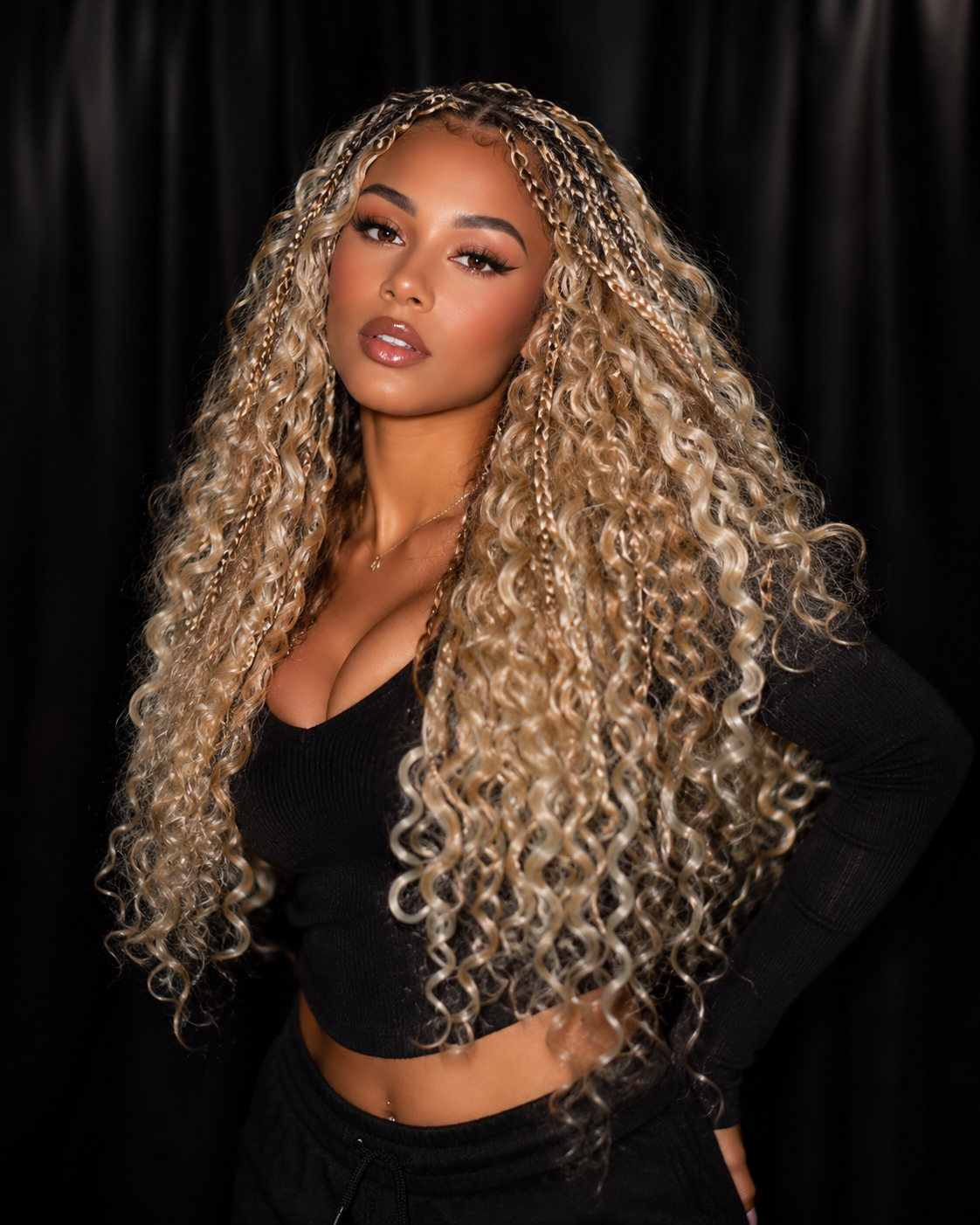 Blonde Boho Braids
